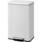 Poubelle de cuisine � p�dale, en acier, avec couvercle, seau int�rieur amovible, fermeture douce, 50 ...