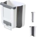 Poubelle de cuisine suspendue composteur mural 10l pliable pour armoire bureau salle de bain