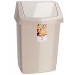 Poubelle inclinable curver 25 l beige