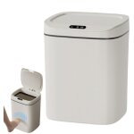 Poubelle intelligente - capteur automatique, �lectrique, sans contact, grande capacit�, avec couvercle ...