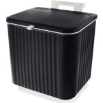 Poubelle murale 13l avec double couvercle