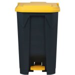 Floordirekt - poubelle conteneur tri s�lectif pour la maison, le commerce, jaune 80 litres - 49, 3 x ...