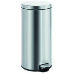 Poubelle � p�dale vigor, inox, 30 litres, 29x65h cm