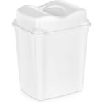 Poubelle en plastique blanche 9 l