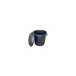 Poubelle polypro 80 l noire - outifrance