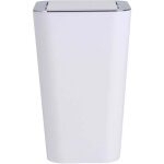 Poubelle salle de bain candy blanche 6 litres 2 pi�ces poubelle avec couvercle basculant poubelle design ...