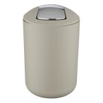 Poubelle salle de bain, petite poubelle salle de bain, couvercle basculant, brasil l, capacit� 6, 5l, ...