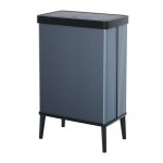 Poubelle sur pieds - verto - curver - ouverture touch - 54 l - bleu perle 261831
