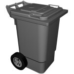 Poubelle sur roues 120 litres - mastro