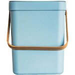 Poubelle de table boden bleu plastique recyclé h24, 5 cm Poubelle de table boden bleu plastique recyclé h24, 5 cm