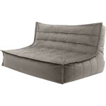 Icon - pouf canapé de sol en velours, kota, poufs de salon - géant, 140cm x 100cm, gris anthracite Icon - pouf canapé de sol en velours, kota, poufs de salon - géant, 140cm x 100cm, gris anthracite