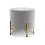 Designetsamaison - pouf design gris - thalie