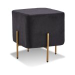 Pouf design noir - danae Pouf design noir - danae
