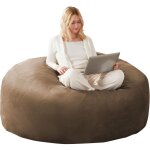 Pouf gant 150 cm, fauteuil poire pour adultes, canap dossier haut confortable pour lecture, adapt ...