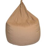 Pouf poire adulte beige �cru