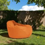 Pouf poire gant extrieur orange arta