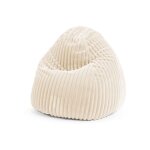 Sitting point - pouf poire raya xl ivoire