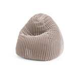 Pouf poire raya xl taupe Pouf poire raya xl taupe