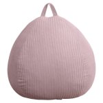 Bananair - pouf poire velours ctel dhoussable - 80x70 cm violet