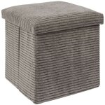 The home deco factory - pouf de rangement pliable effet c�tel�