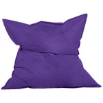 Pouf rectangulaire d'ext�rieur xxl 180x140cm violet moku