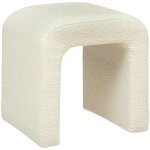 Pouf sevi en bouclette 41x35cm blanc atmosphera créateur d'intérieur Pouf sevi en bouclette 41x35cm blanc atmosphera créateur d'intérieur