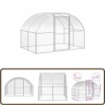 Poulailler d'extérieur 3x2x2 m acier galvanisé - poulailler extérieur - abri poulet - coop poule - cage ... Poulailler d'extérieur 3x2x2 m acier galvanisé - poulailler extérieur - abri poulet - coop poule - cage ...
