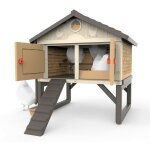 Suinga - poulailler de loisir familial, recommand pour 5 poules, uv, 159x126x128 cm