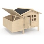 Poulailler sur pilotis xxl avec pondoir en bois Poulailler sur pilotis xxl avec pondoir en bois