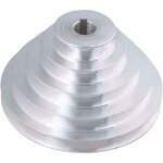 Poulie en aluminium 5 niveaux - 19 mm de diam�tre int�rieur, 54 � 150 mm de diam�tre ext�rieur, 12, 7 ...