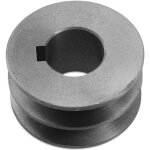 Poulie � double rainure en fonte, poulie � courroie trap�zo�dale, poulie � courroie v en fonte, pour ...