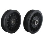 Poulie  gorge plate adaptable john deere pour srie gx70, gx75, gx95, lx172, lx173, lx176, lx178, lx186, ...