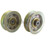 Poulie � gorge plate adaptable john deere pour tondeuseslt / ltr 155, 166, 180 et d�neigeuses x530, x534, ...