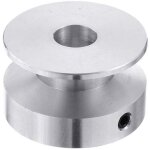 Poulie � gorge unique 40 mm a type roues de poulie de broche 8 - 20 mm al�sage fixe pour moteur de broche ...