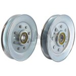 Poulie à gorge en v adaptable john deere pour x300, x304. remplace origine am135957, am136357. Poulie à gorge en v adaptable john deere pour x300, x304. remplace origine am135957, am136357.