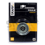 Poulie � gorge en v sur roulement adaptable. � ext�rieur : 63, 5 mm � int�rieur : 8, 1 mm hauteur : 21 ...