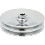 Poulie de pompe de direction assist�e avec chemin de cl� 5 / 8 pouces double rainure 26028613 pour moteur ...