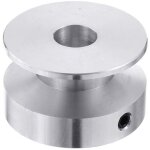 Poulie � rainure unique 40mm a type roues de poulie de broche 8mm al�sage fixe pour moteur de broche ...