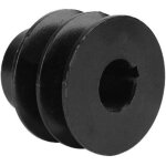 Poulie de renvoi � double gorge pour courroie trap�zo�dale dire dout, diam�tre int�rieur 20 mm, compatible ...