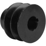 Poulie de renvoi � double gorge pour courroie trap�zo�dale dire dout, diam�tre int�rieur 20 mm, compatible ...
