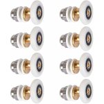 Poulie de salle de douche arc � l'ancienne salle de bains porte en verre porte coulissante rouleau grand ...