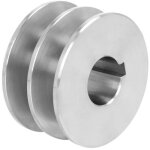 Poulie spb 2x17mm fi 80mm / 38mm