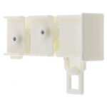 Cyclingcolors - poulie de tirage en polyamide ivoire pour tringle  rideau 24x16mm rail sans ajour accessoire ...