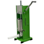 Poussoir a saucisse vertical 3 l cylindre inox, double vitesse et livr� avec 4 entonnoirs (� 15, 23, ...