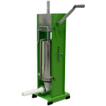 Poussoir a saucisse vertical 5 l cylindre inox, double vitesse et livr� avec 4 entonnoirs (� 15, 23, ...