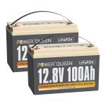 Batterie lithium 12v100ah 1280wh rechargeable lifepo4 power queen bms 100a, 4000 - 15000 cycles, pour ... Batterie lithium 12v100ah 1280wh rechargeable lifepo4 power queen bms 100a, 4000 - 15000 cycles, pour ...