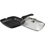 Pradel excellence - po�le grill 24 x 24 cm - fonte d'aluminium fa�on pierre - rev�tement anti - adh�sif ...