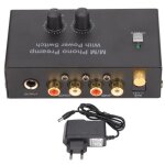 Prampli phono pp500 pramplificateur de tourne - disque professionnel  faible bruit avec adaptateur ...