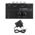 Pr�amplificateur phono ultra - compact pp500 avec contr�le du volume et prise ue