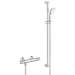 Grohe - precision flow colonne de douche thermostatique 1 / 2' + douchette � main, chrome (g34805000) ...